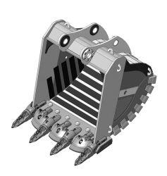 Heavy duty rock bucket RDX-123.235D-NSF