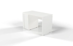 Straight work desk with built-in drawer SPT4