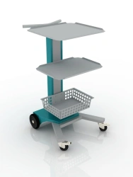 Universal medical trolley, 103-002-6, 560x650x970