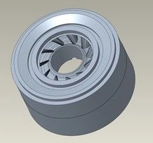 Floating guide apparatus, MT5A-250, 22 mm shaft, Niresist / DIFFUSER: FL, MT5A-250, 22MM, NI-RST part number 103599571.
