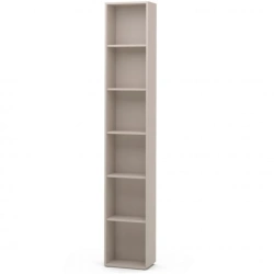 "SOHO" G7B-03.DS, Shelf unit, left end shelf 400 (beige) from the set of modular furniture "SOHO"