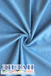Mixed melange knitted fabric (47.5% cotton, 47.5% polyester, 5% polyurethane), single lined on kulirn base