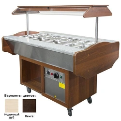 Marmite 2 dishes for "Buffet" heated.series Granit MEP-2B-SHS-G