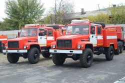 Fire tanker truck ??-(1,0-1,6)-?, type 58811, modification 58811J, on basic vehicle Chaika-Service 278456 (chassis GAZ).