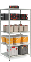 Metal shelf reinforced shelving unit model STF Shelf 1085-2.0