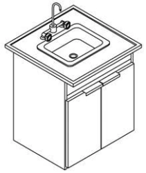 Laboratory washing table ML-SM