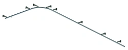 Anchoring device type D, model AVRORA, art. no. RHL40 (with a maximum number of mobile anchor tones to be used simultaneously)