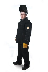 Special protective clothing:men's sets for protection against elevated temperatures: against sparks and splashes of molten metal