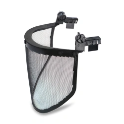 Face shield with helmet attachment KS Steel, item no. 04406.