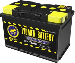 TYUMEN BATTERY 6ST-75L STANDARD lead rechargeable starter battery