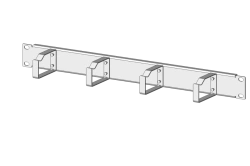 Netfoul mounting accessories: cable organisers