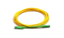 Optical cord (patch cord) single (simplex) or double (duplex) pass-through single modem with connectors (FOPS-SX (DX)-E2000/UPC