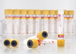 Vacuum tubes "Acti-Fine®" for venous blood sampling with clotting activator, gel, size 16x100 mm, volume: 9,5 ml.