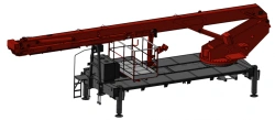 Self-propelled boom lift with working platform PSS-141.36E