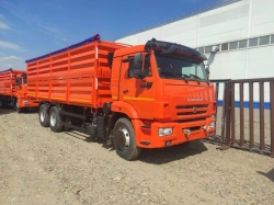 Flatbed truck 653514 on chassis KAMAZ 65115-50