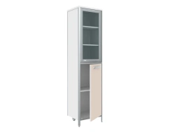 Medical cabinet single-leaf SHM-2 from the set of furniture for clinical diagnostic laboratories according to TU 9452-013-133050