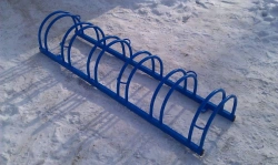 VP-3-10 Decorative mass semicircle bicycle parking for 10 places