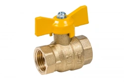 Gas ball valve Dist, series "Standard" DN15 1/2" BP-BP, 411B