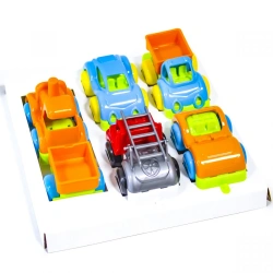Set of cars "Boom in the city" 10 cm KNOPA 1/4