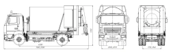 Garbage truck ITM-216MZ