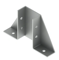 Support deltoid SM-FD2-4, with overall dimensions from 260x48x152 mm to 300x48x152 mm, metal thickness 4,0 mm, stainless steel.