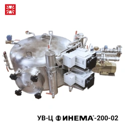 Vacuum wastewater collection plant with tank "UV-C "INEMA" - 200-02"