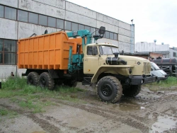 Special metal truck with CMU produced by INMAN JSC on URAL 7470-01 chassis. Mark GIRD. Type 5849AS. Modification 58