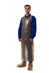 Special additional plastic clothing for protection against radioactive substances: Apron
