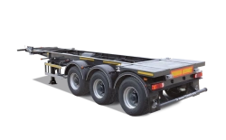 Semitrailer of Tonar 99883 cargo model with axles of TONAR models: 90422, 90431