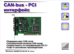 Interface board CAN-bus-PCI