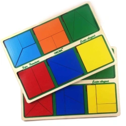 The game "Assemble a square of the 1st category of complexity" (economy)