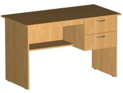 Teacher's desk (LDF) with drawers/semi-drawers for accessories