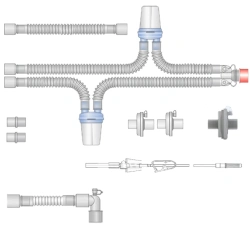Respiratory devices for joint use with anaesthetic and resuscitation equipment, version: p