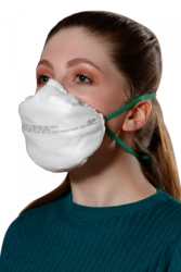 Disposable filtering mask for protection against aerosols "Respirator "Lepestok-40 SB" FFP2 NR D"