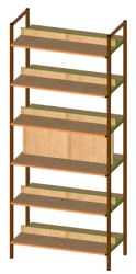 Rack (m\k) double-sided with constant parameters