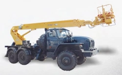 Hydraulic hoist model PSS-131.22E on chassis URAL 4320-1151