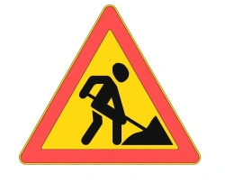 Road sign Compo-Slim A1200, 1.25, with closed nut, with LED strip, 12V, without controller, type B