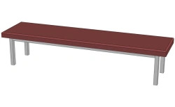 3-seater upholstered banquette. Model: BMC-3