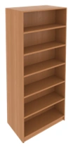 Double-sided shelving unit 900x582x1950mm made of laminated chipboard