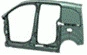Left passenger side compartment without window, part number9830947180/9830947181/9830947182