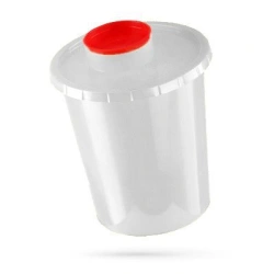 Container for collection, storage, transport and disposal of cutaneous waste MK-01 according to TU 9398-001-44941910-2015, singl