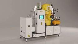 Hydrogen elevator resistance electric furnace of SENF type