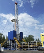 Mobile drilling rig with electric drive SIN250