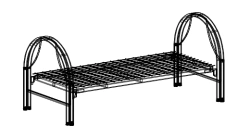 Metal bed