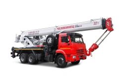 Truck crane ??-55733 (using cab ??-55732?1.92.00.000 or ??-65717?5.92.00.000) on KAMAZ-43118 chassis, and