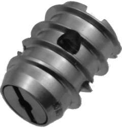 Closed threaded cylindrical interbody cage, cervical, Ø11mm diameter, article number 844.201.