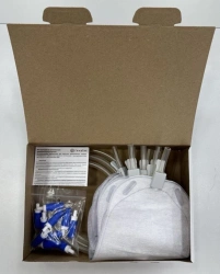 Bedside medical urinal for adults, foot-operated, non-sterile, with accessories according to TU 22.19.71-002-32952305-2020,