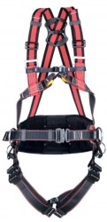 Safety harness with integrated belt for holding and positioning, model MAUNTAGE, article no. STR105.