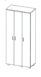 Cleaning equipment cupboard (Trade mark "Alliance-C")
