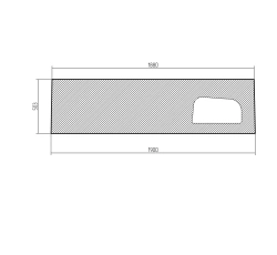 Rear window 529222-5603072-21MK